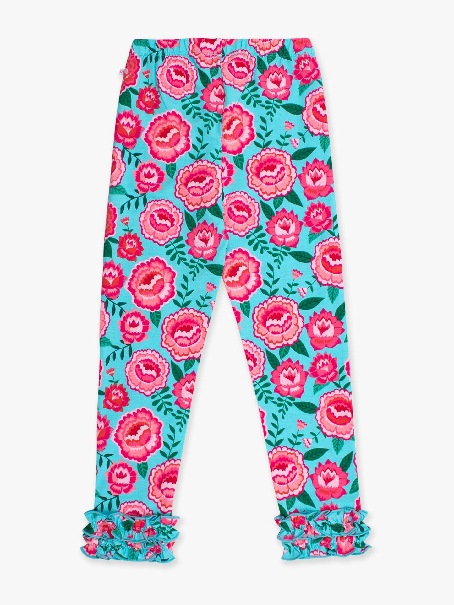Girls Bright Blossoms Classic Ruffle Leggings