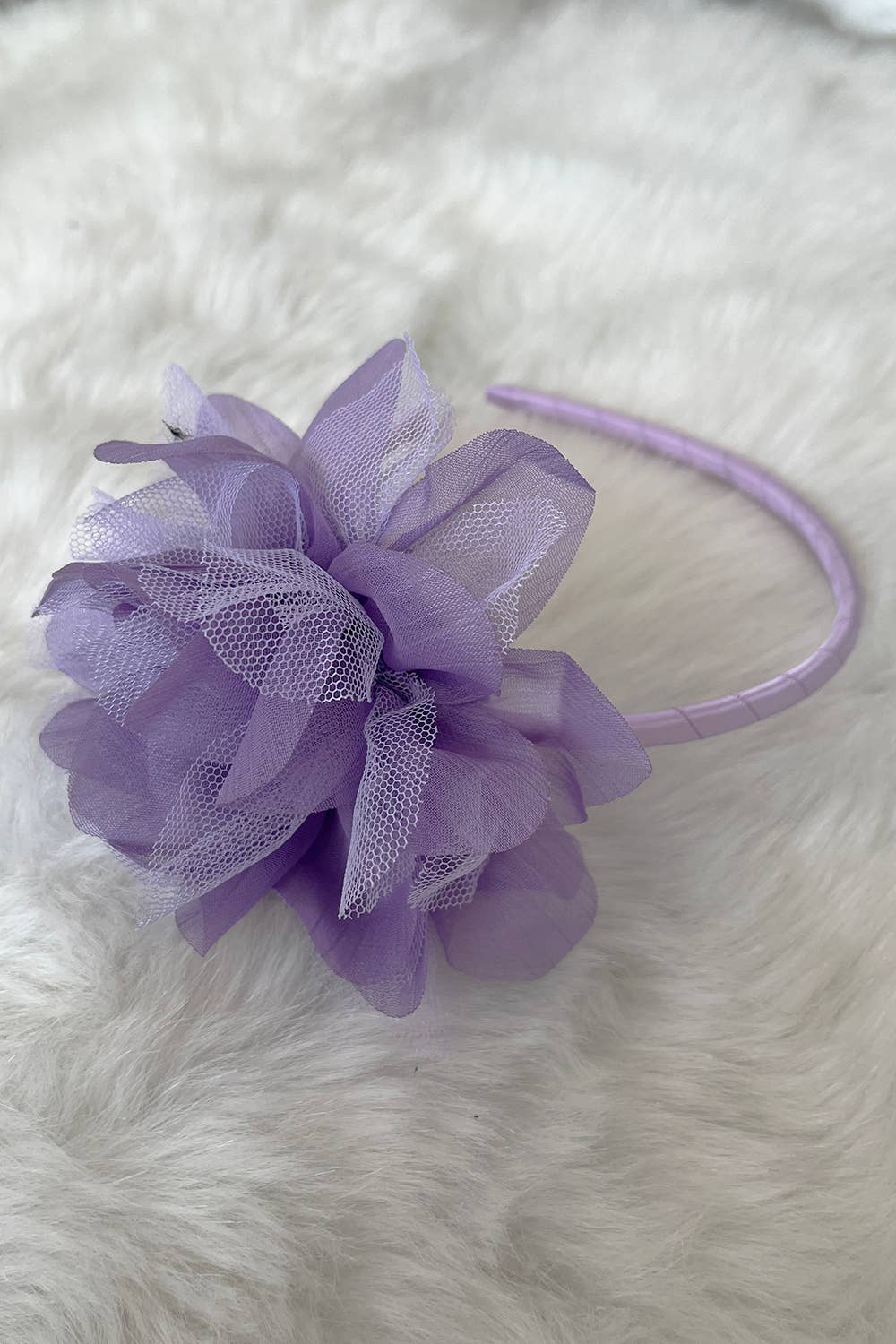 Large Mesh Flower Headband