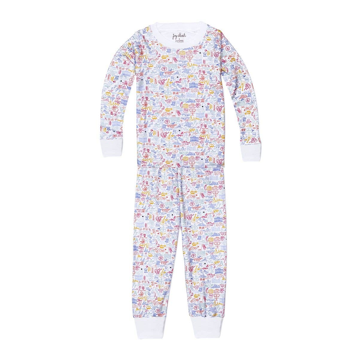 Rhode Island Two Piece Kids Pajamas