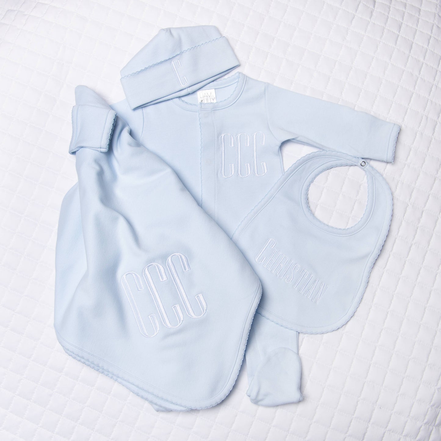 Essentials Solid Blue Footie
