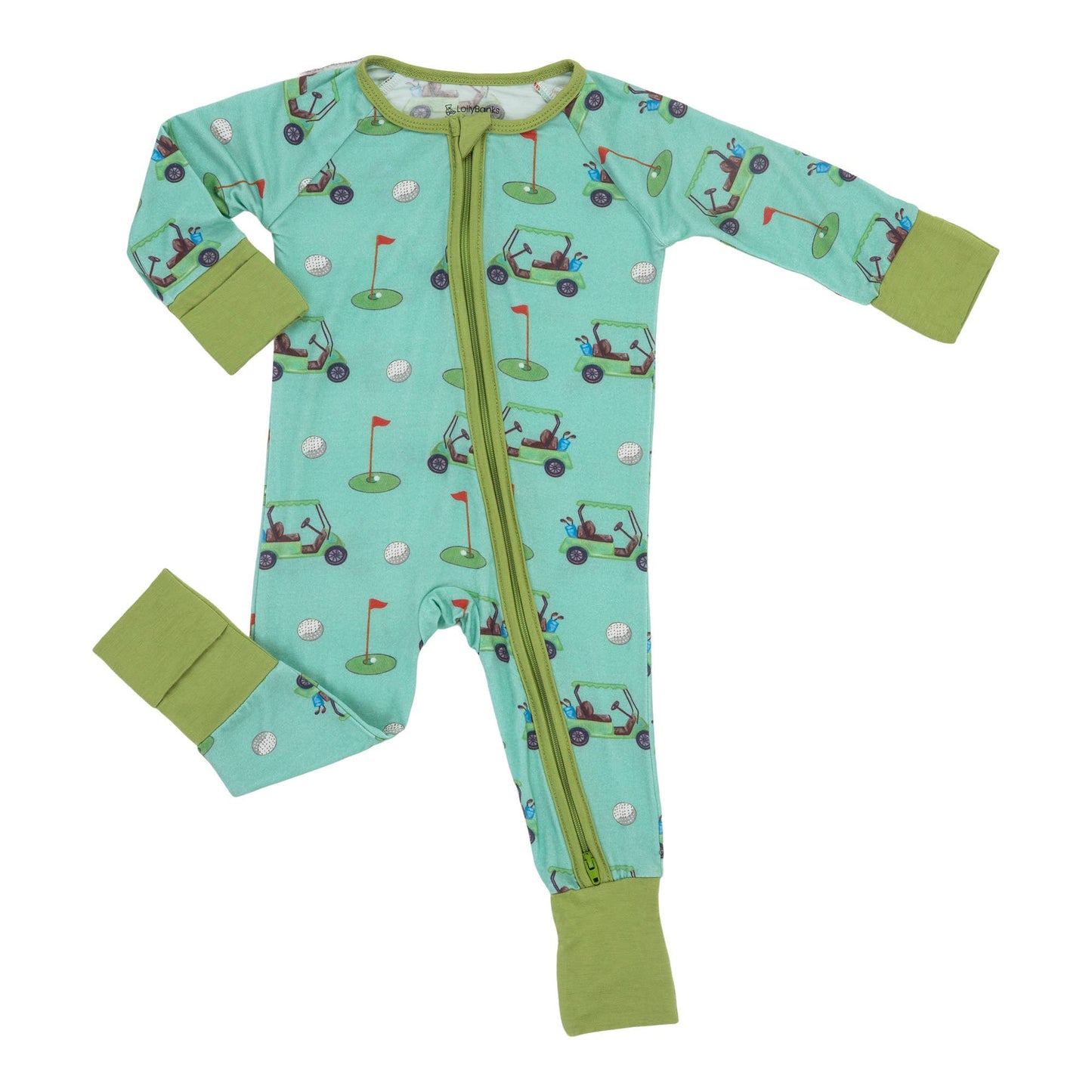 Golf A Round 2 Way Zipper Romper