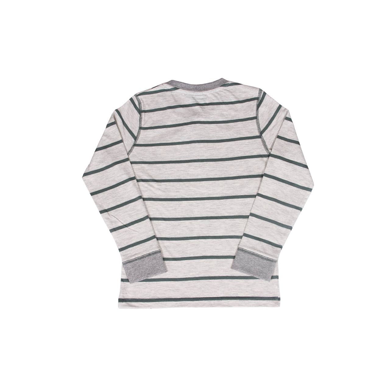 Long Sleeve Striped Henley