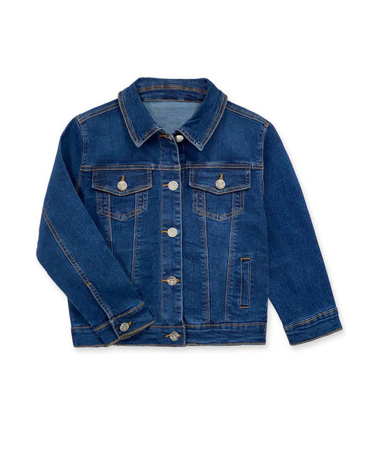 Girl's Stretch Denim Jacket