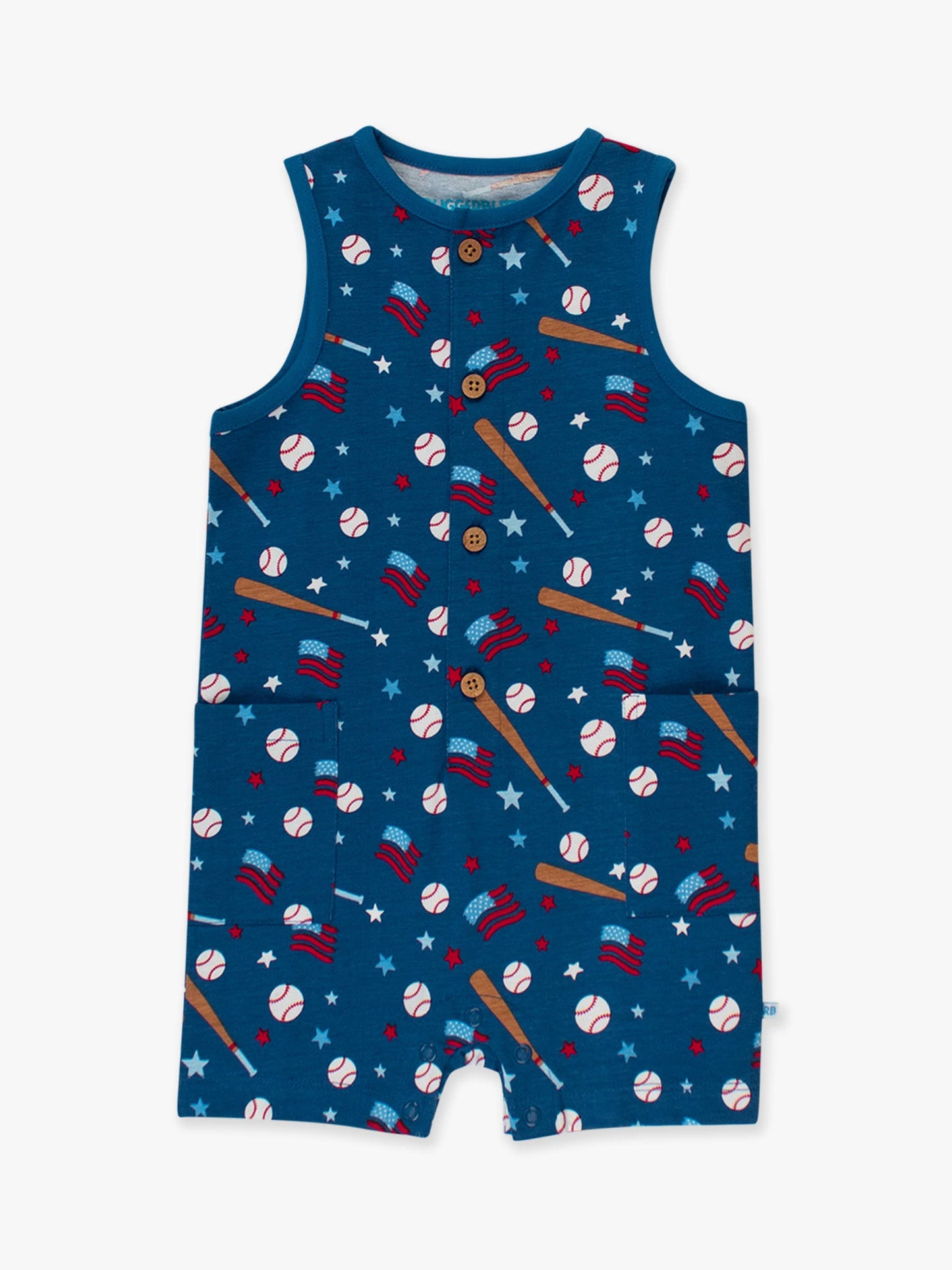 Baby Boys Play Ball Pocket Romper