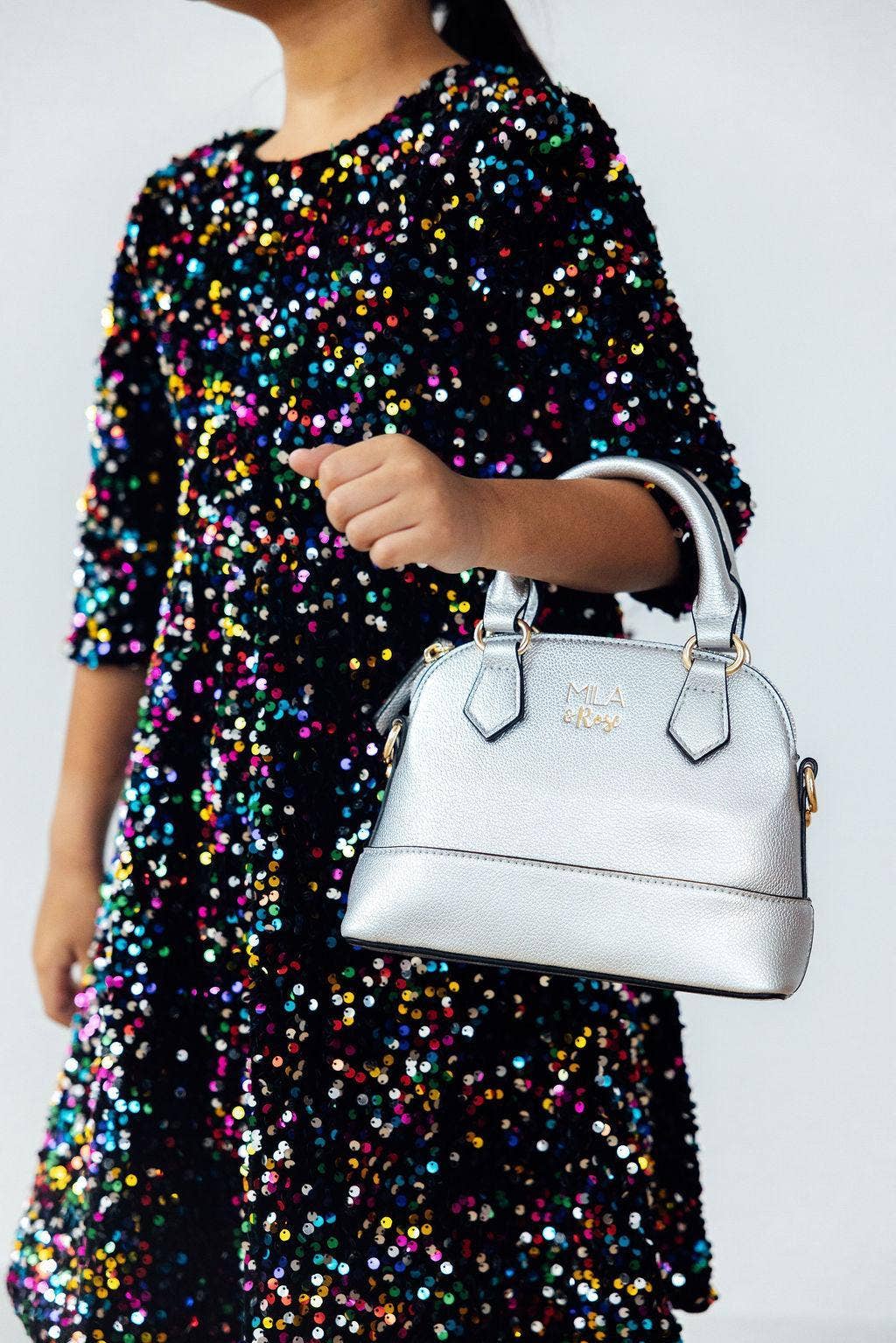 Confetti Velvet Sequin Dress