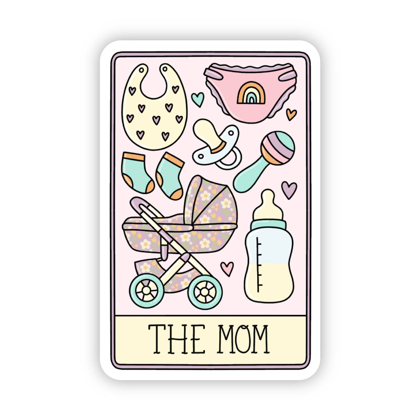 Big Moods - "The Mom" Tarot Card Sticker