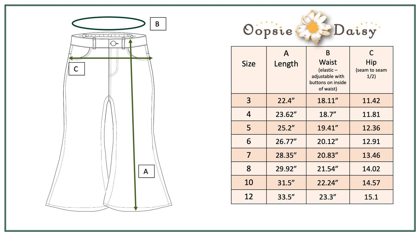 Faded Flare Denim Pants