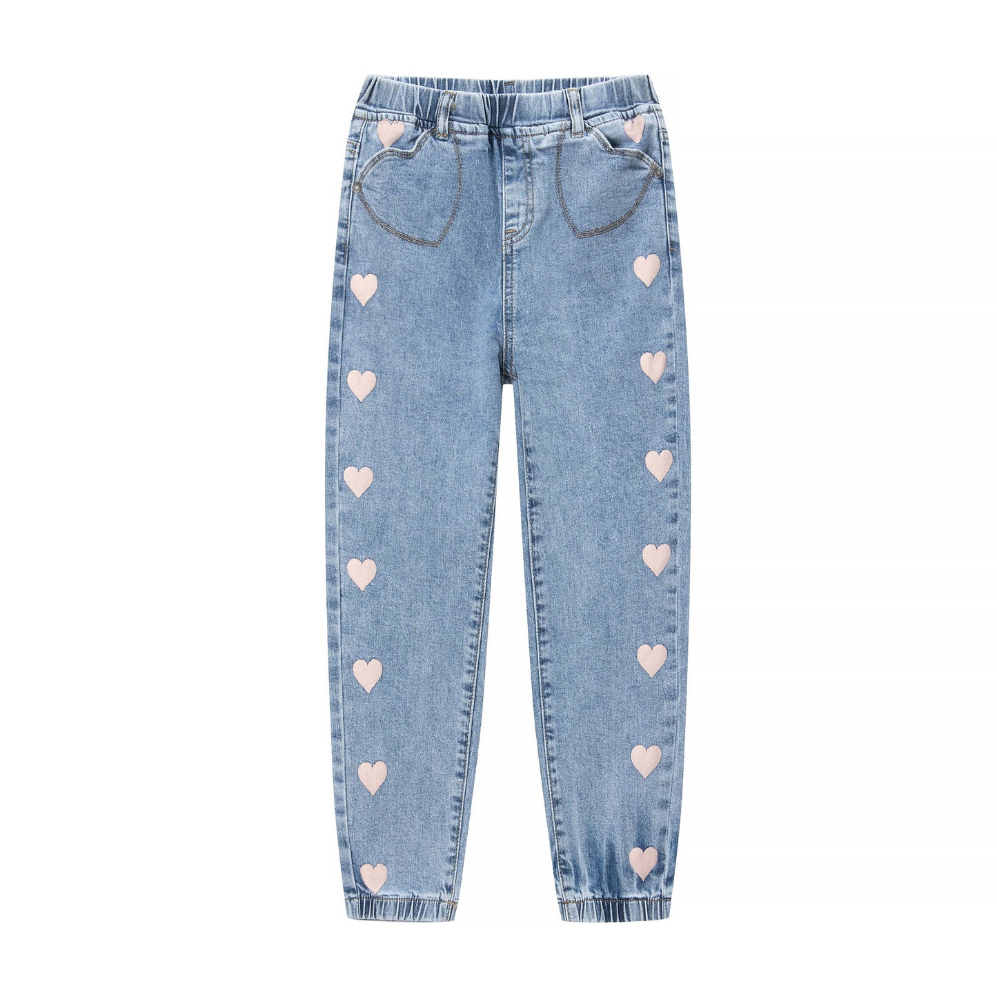 Heart Denim Joggers