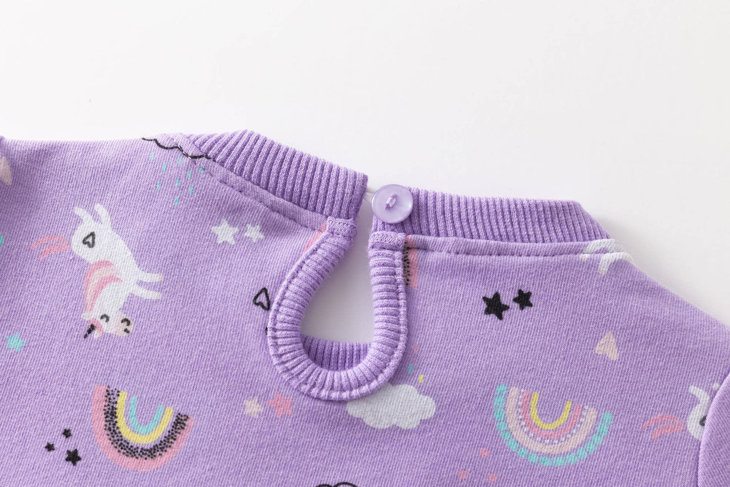 Unicorns and Rainbows Baby Sweatshirt Dress