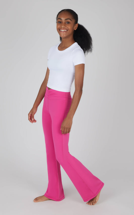 Ruched Waist Flare Yoga Pant