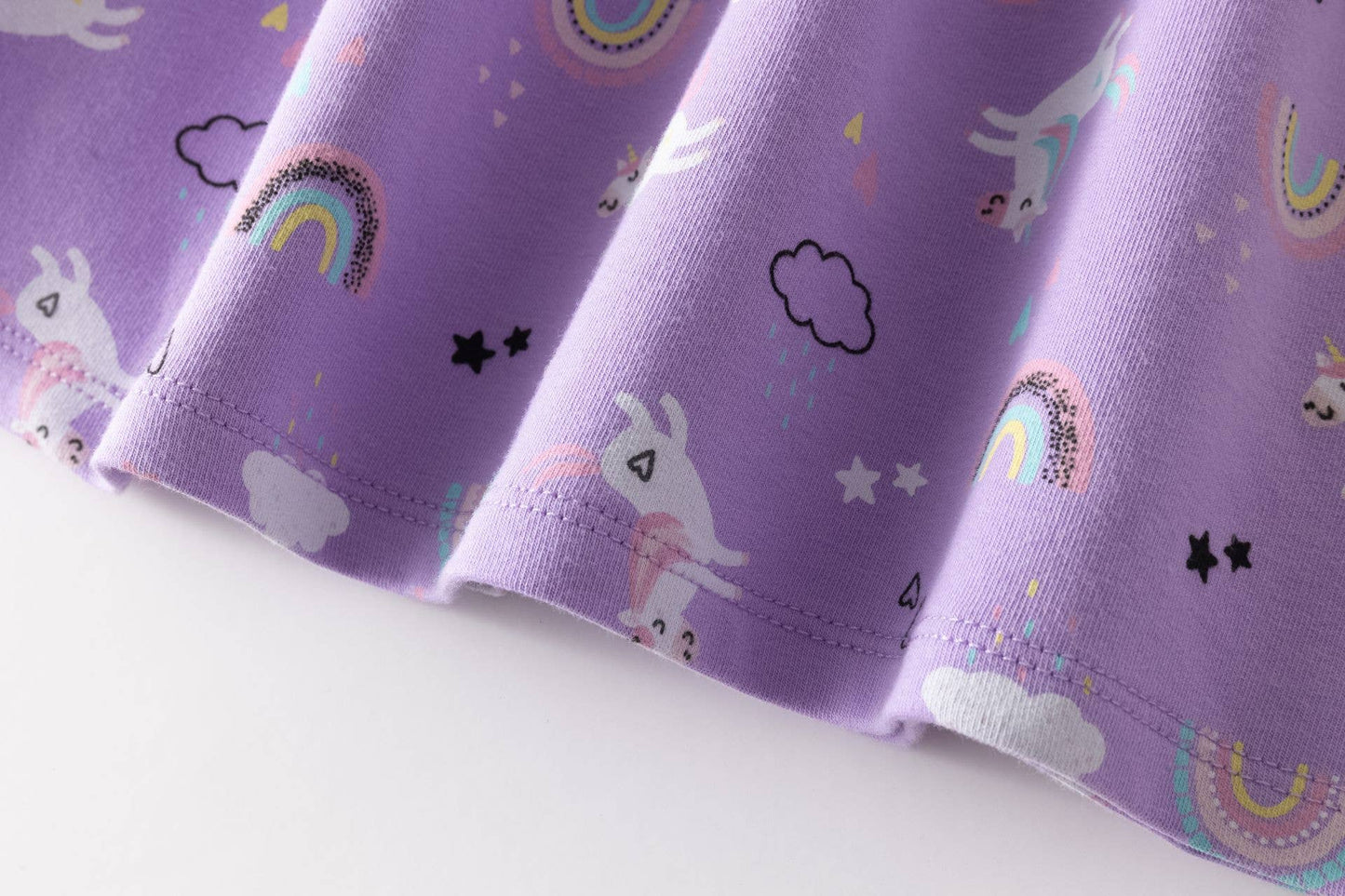 Unicorns and Rainbows Baby Sweatshirt Dress