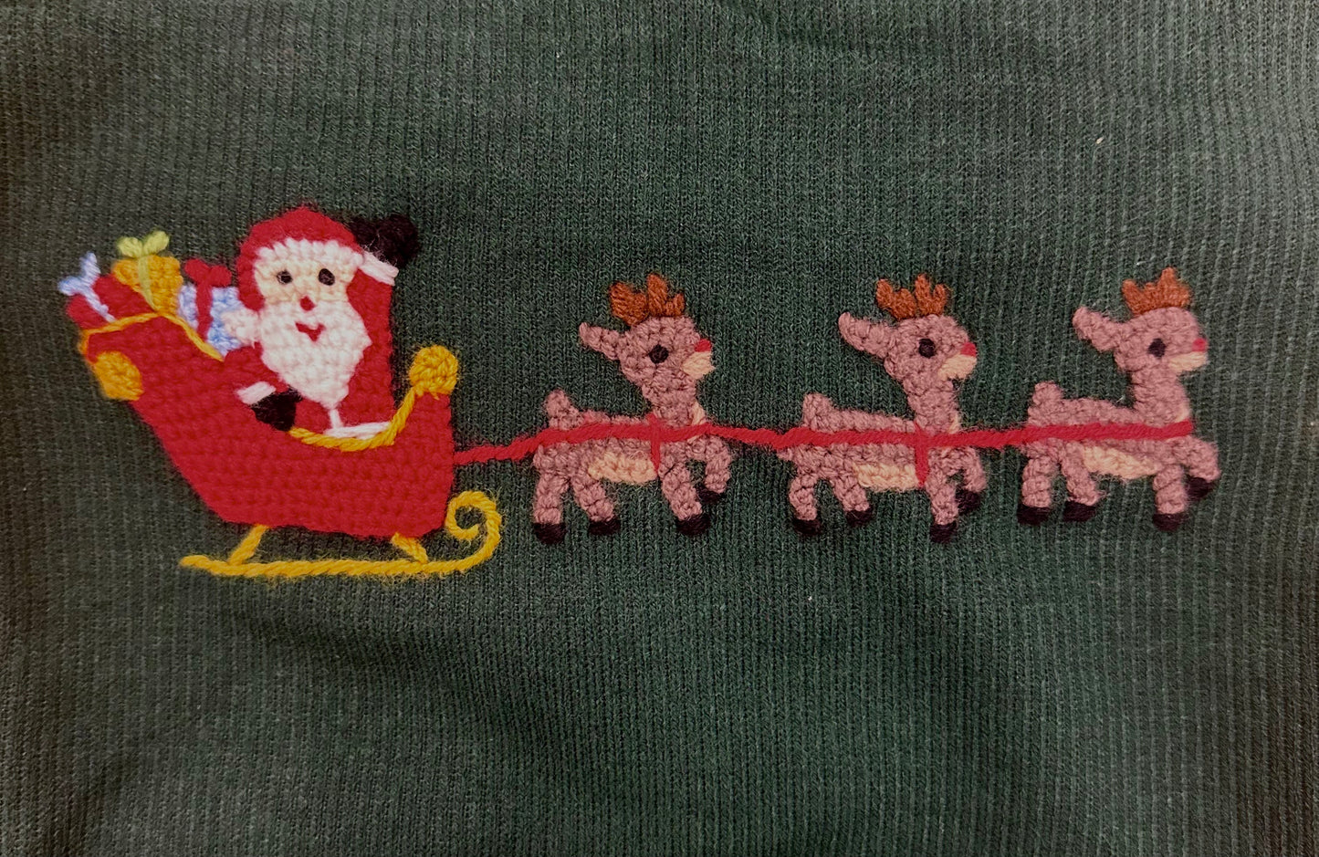 Santa's Sleigh Sweater