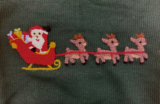 Santa's Sleigh Sweater