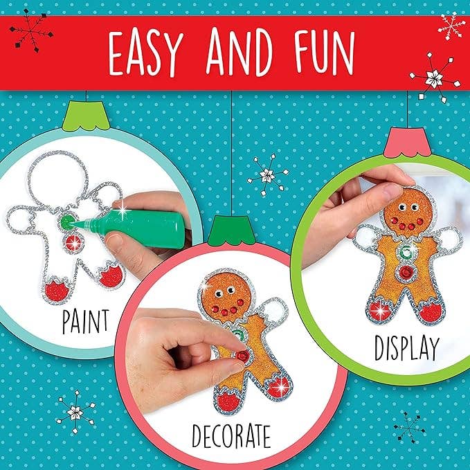 Holiday Easy Sparkle Window Art DIY Craft Kit for Kids