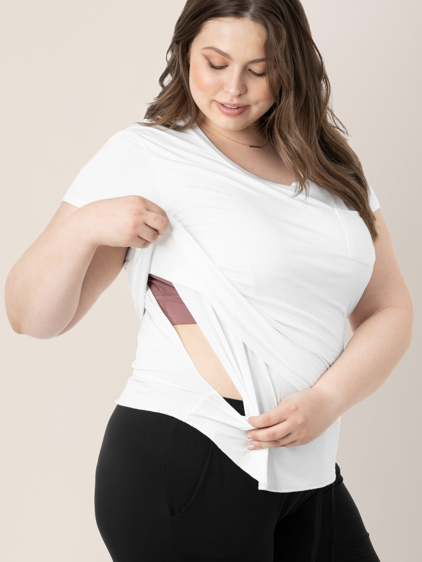Everyday Maternity & Nursing T-shirt | White