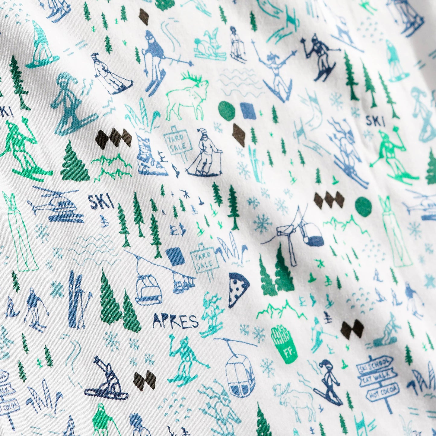 Après Ski Two Piece Kids Henley Pajamas