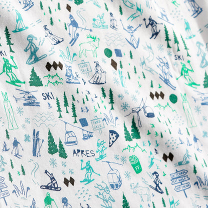 Après Ski Two Piece Kids Henley Pajamas