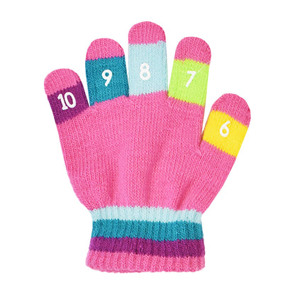 Boys/Girls Stretch Number Gloves