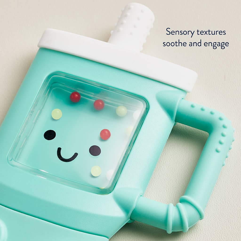 *NEW OPTION* Sweetie Shake Plus™ - Teething + Rattle Toy: Croissant