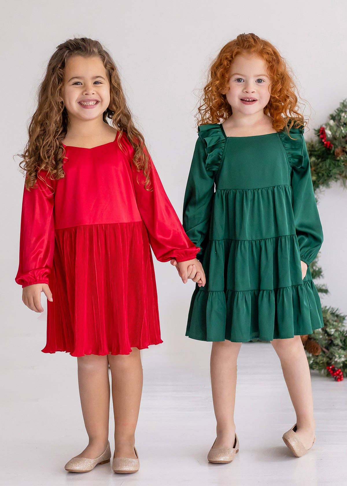 Merry 'n Bright Red Velvet Dress
