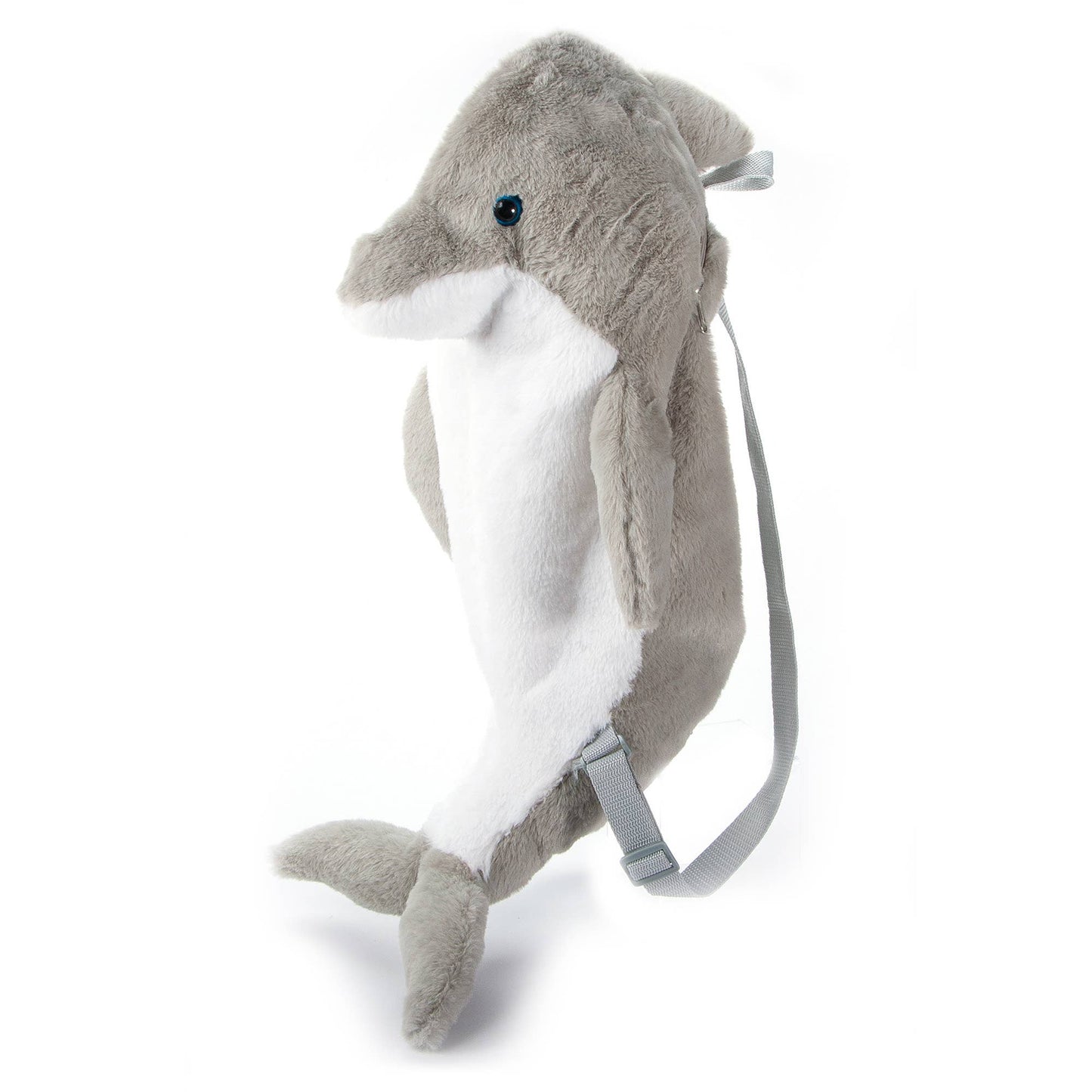 Dolphin 20"  Plush Animal Backpack