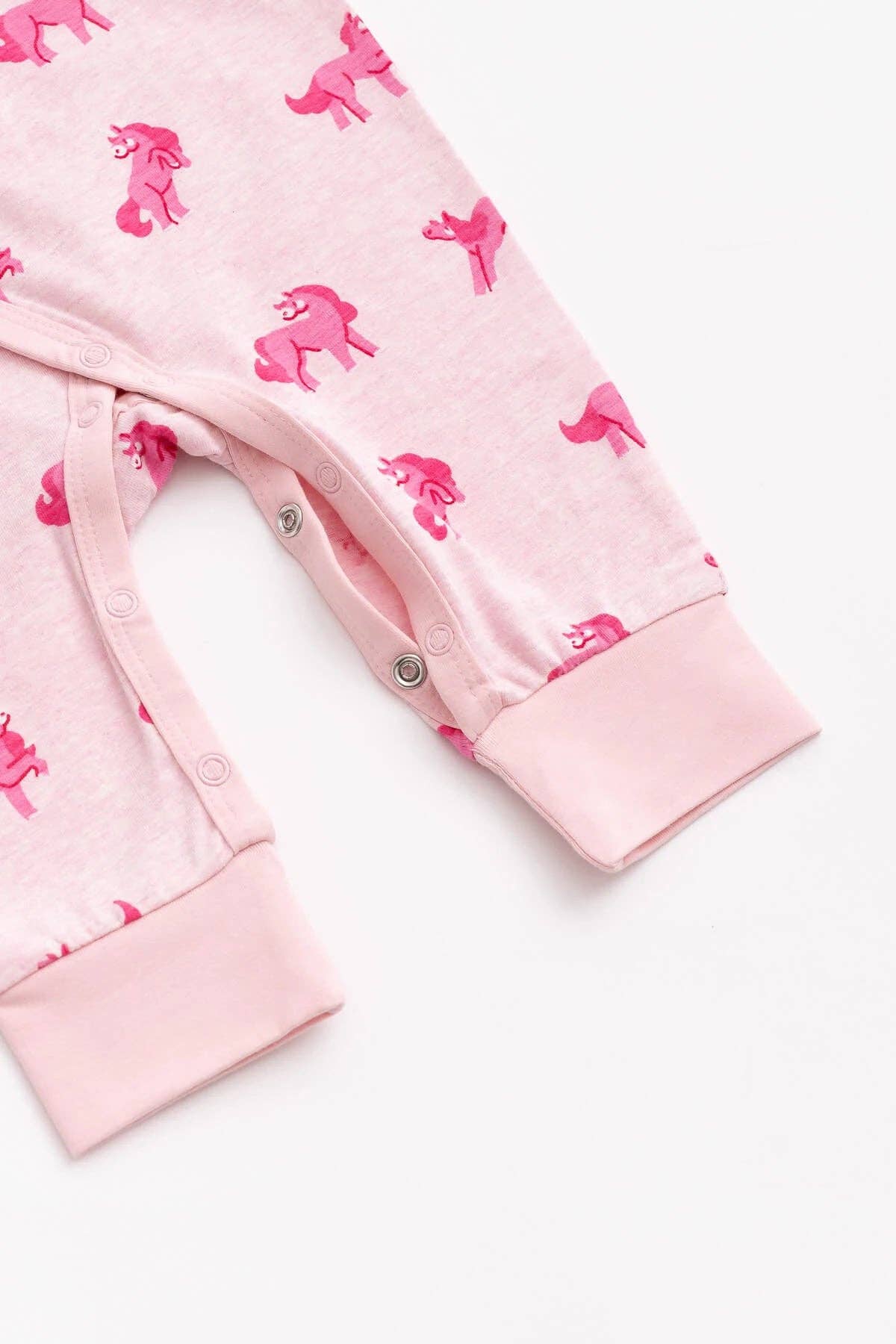 Kimono Tie One Piece - Pink Unicorns