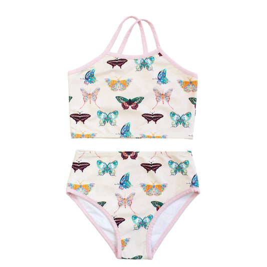 Wings of Paradise Butterflies Bikini Girls Swimsuit