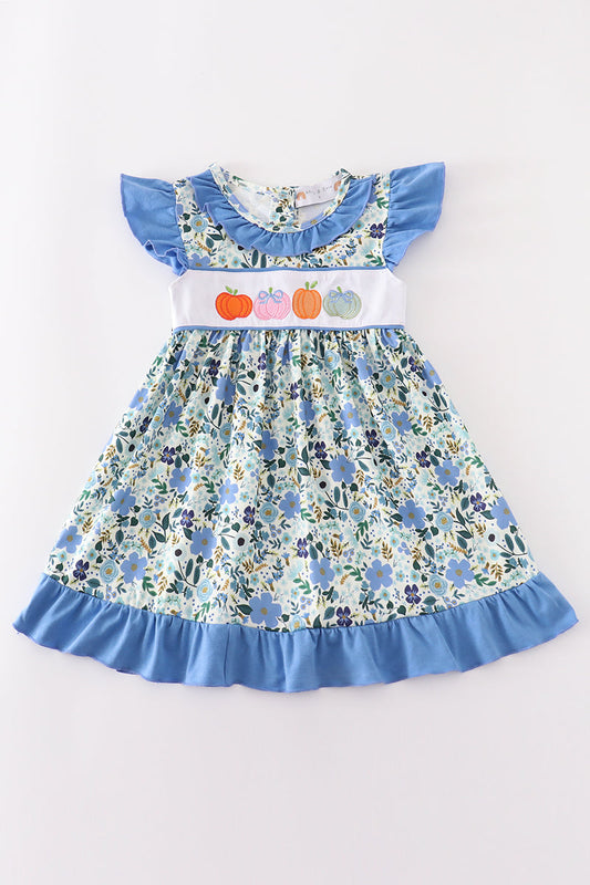 Embroidered Pumpkin Dress