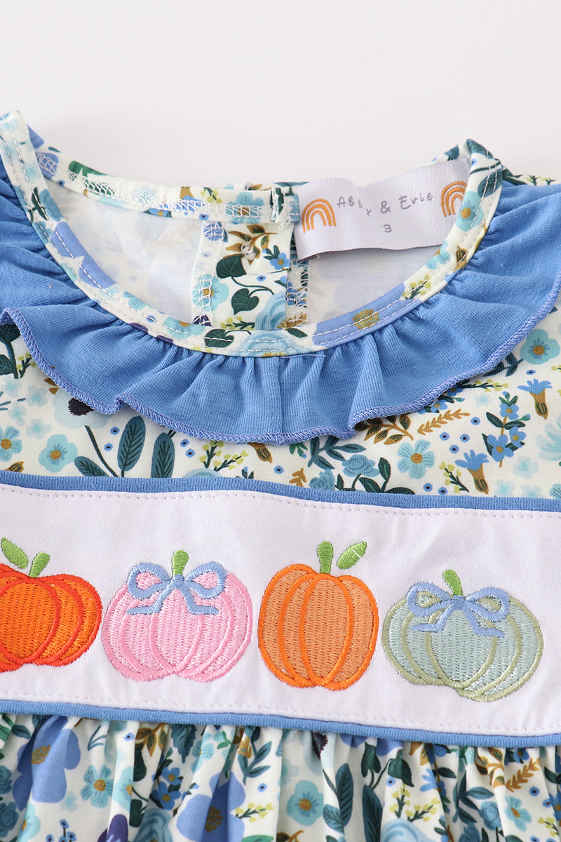 Embroidered Pumpkin Dress