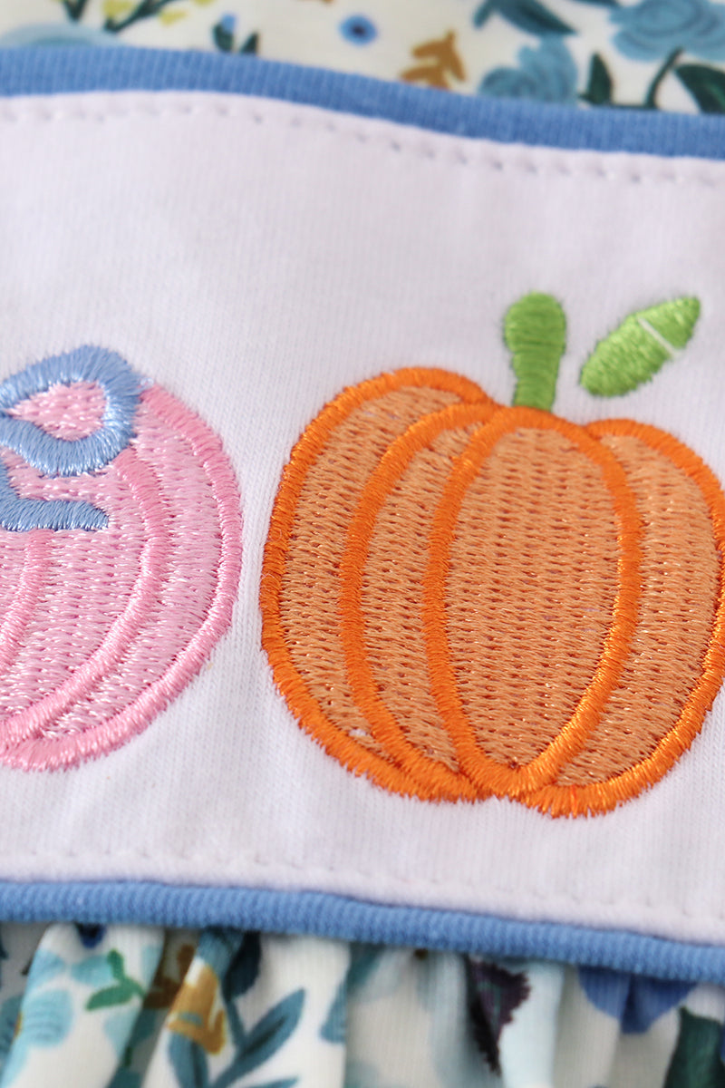 Embroidered Pumpkin Dress