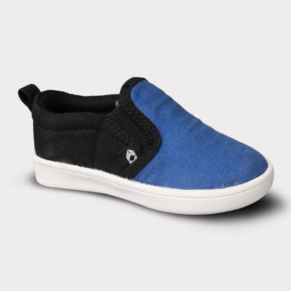 Rascal Hard Sole Boys Slip-On Crib Shoe