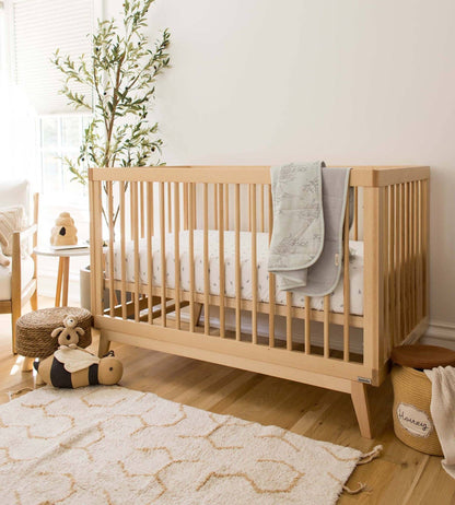 Golden Bee Organic Cotton BEESNUG® Fitted Crib Sheet - Quarry