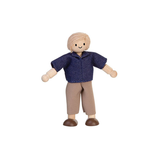 Dad Dollhouse Figure -Fair Skin Tone