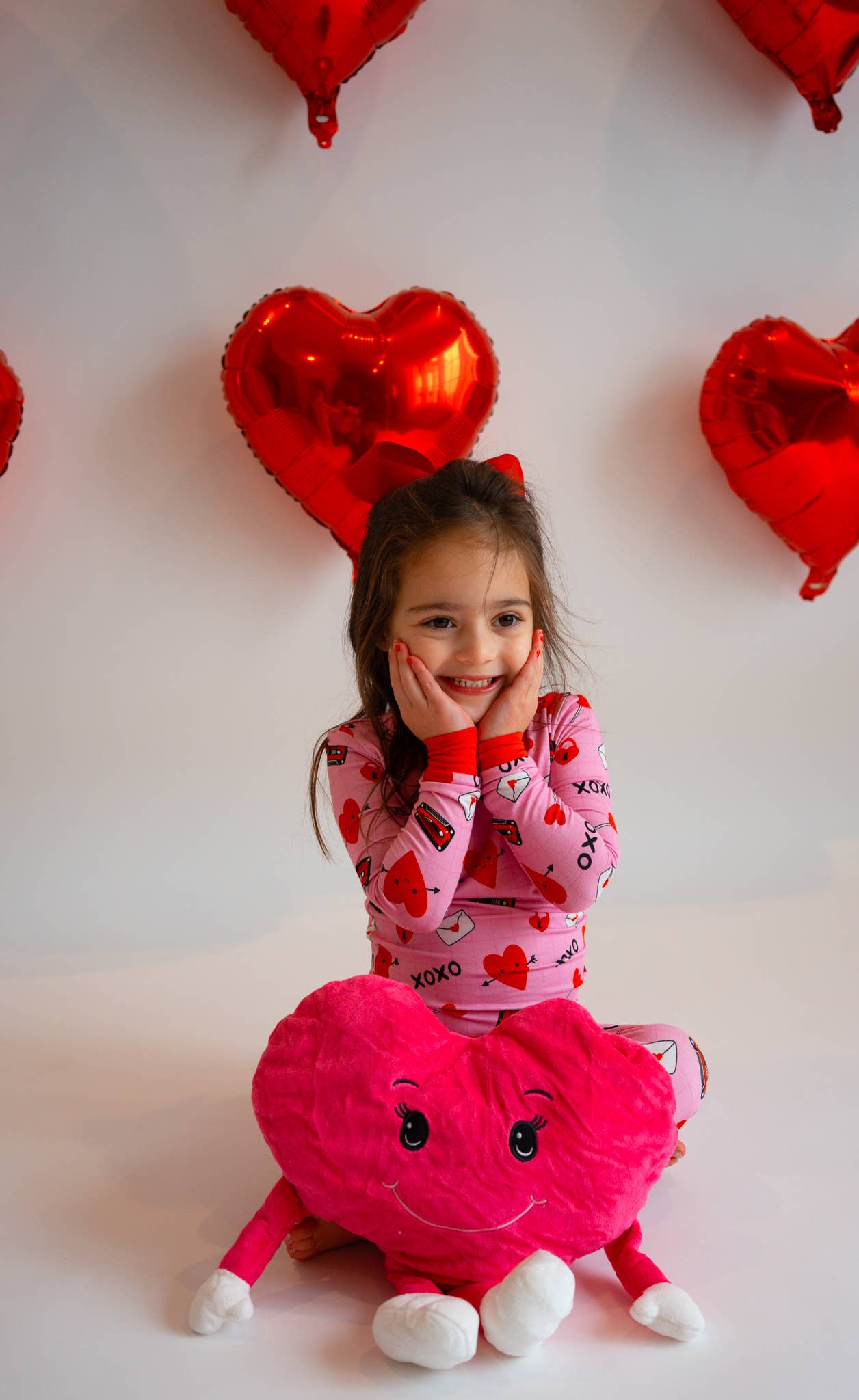 Valentine's Day Love Letters Two-Piece Bamboo Pajamas