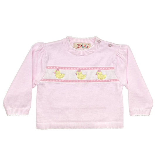 Lightweight Duck Knit Sweater - 2 Colors!