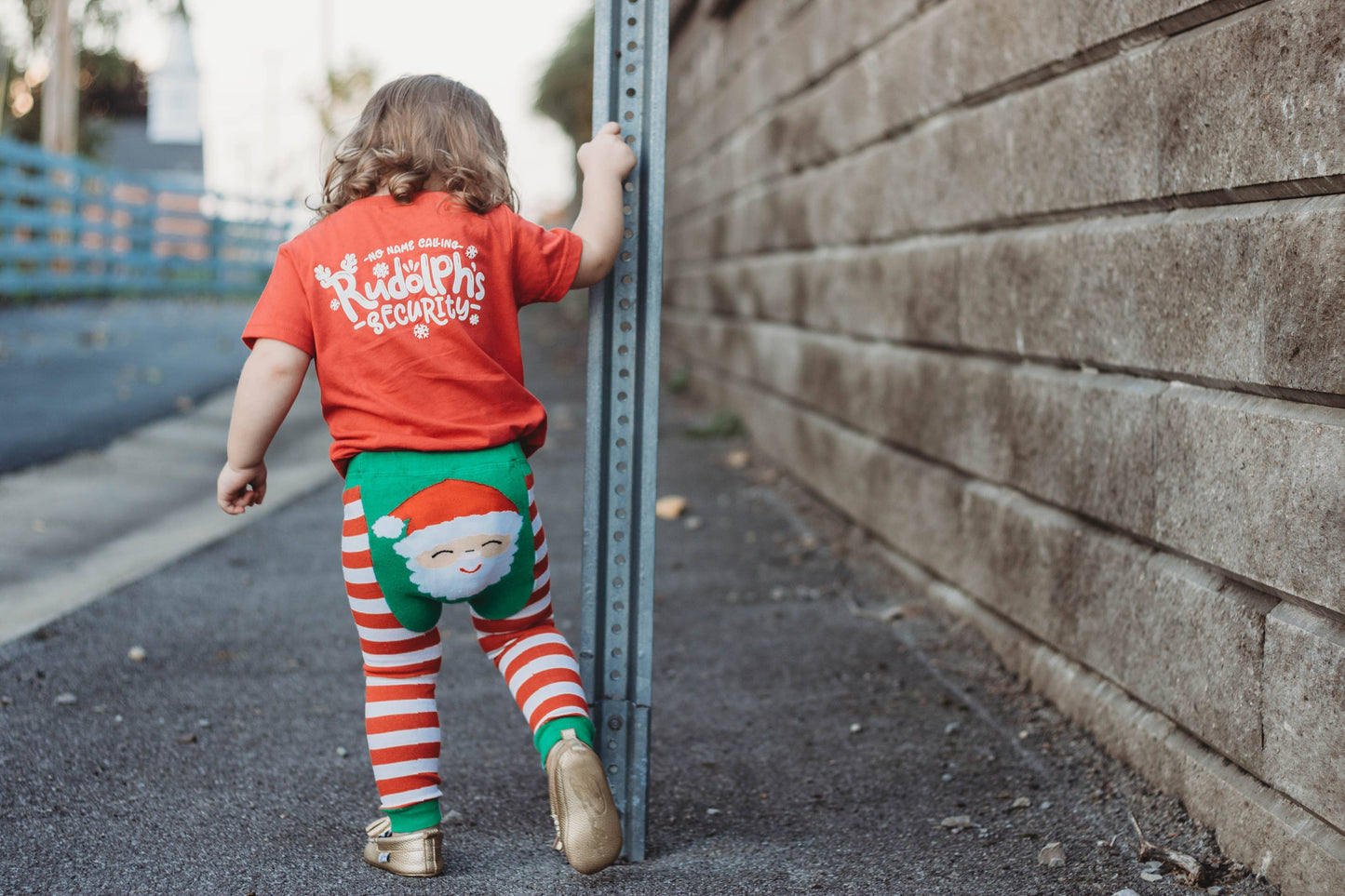 Santa Cotton Baby and Toddler Christmas Legging