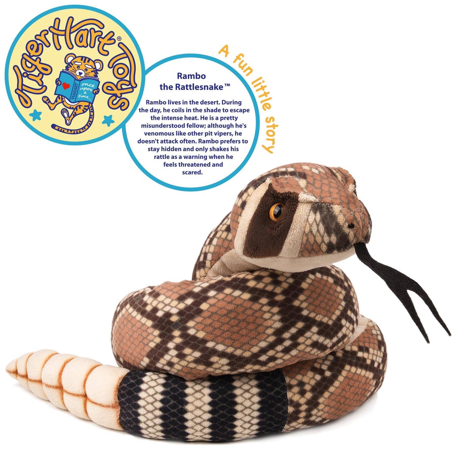 Rambo The Rattlesnake - 55 Inch Stuffed Animal Plush