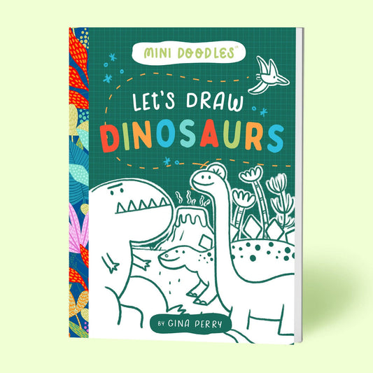 Mini Doodles: Let's Draw Dinosaurs