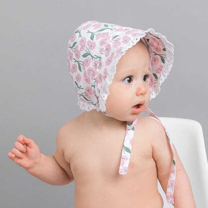 Blush Pink Poppy Baby Bonnet