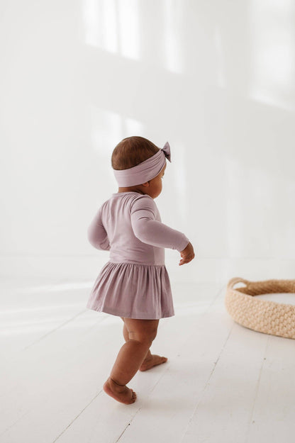 Bamboo Bodysuit Dress + Headband