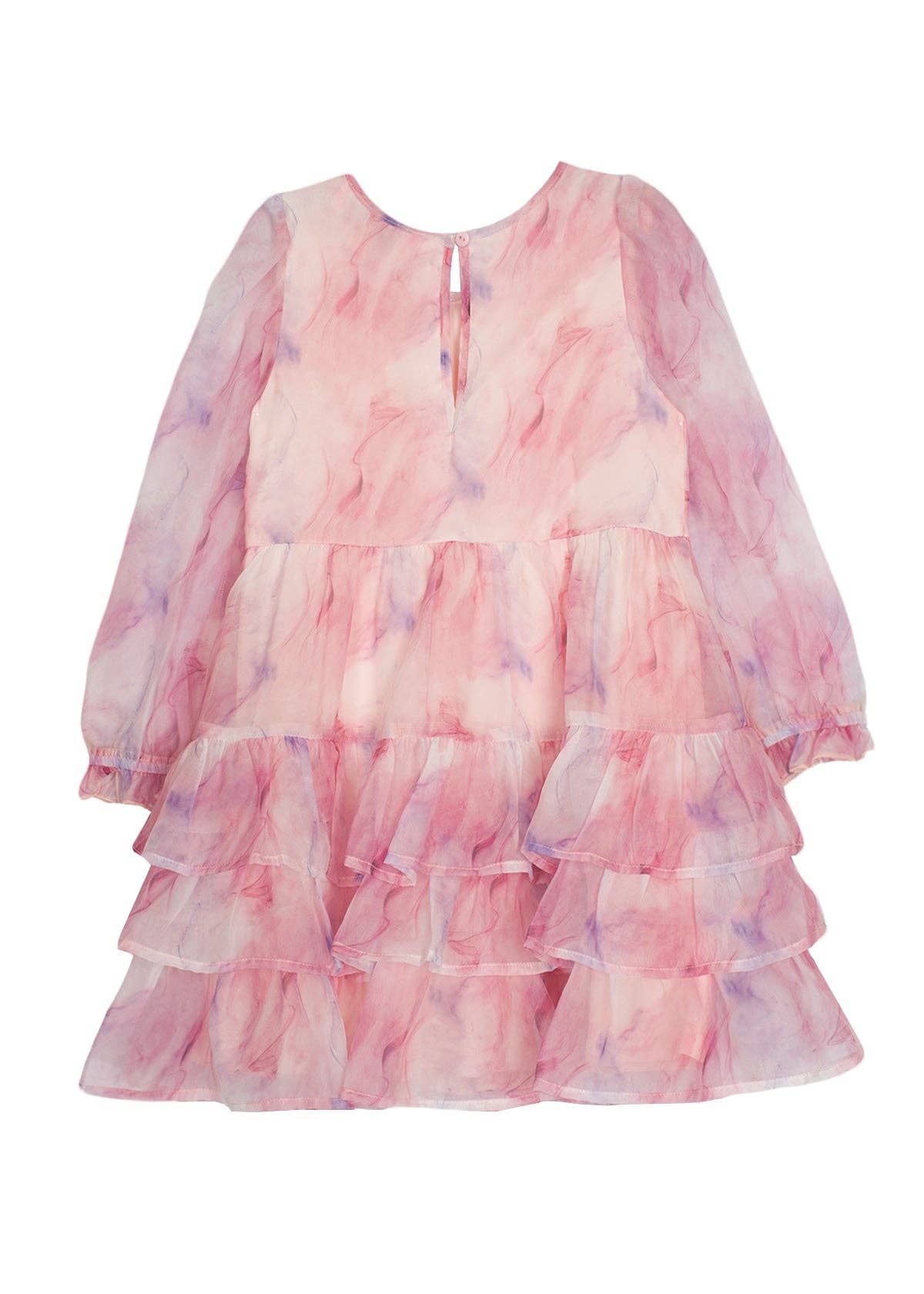 Berry Swirl Watercolor Dress