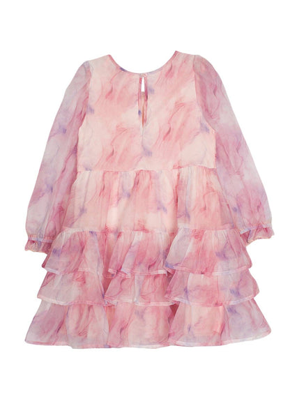 Berry Swirl Watercolor Dress