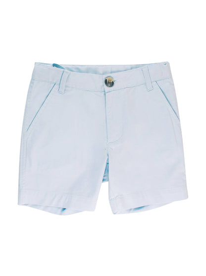 Boys Light Blue Stretch Chino Shorts
