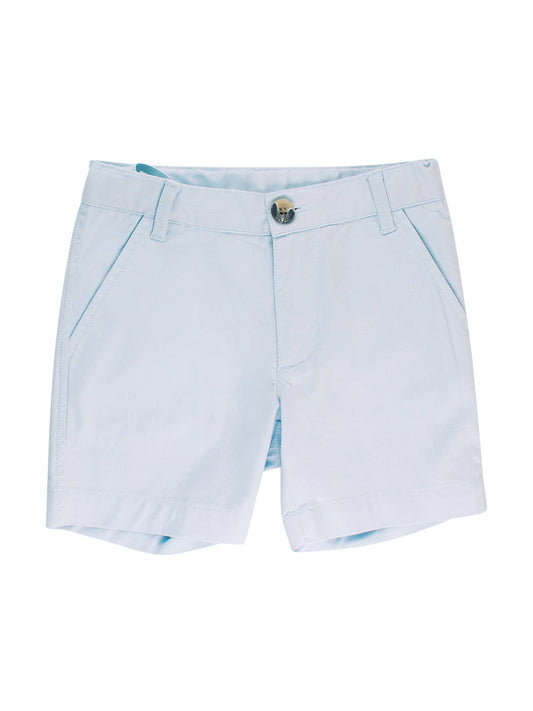 Boys Light Blue Stretch Chino Shorts