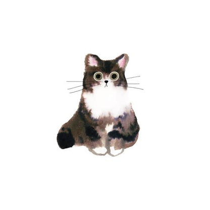 Curious Cat Tattoo Pair