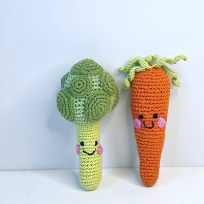 Pretend Play Food Rattle - Broccoli