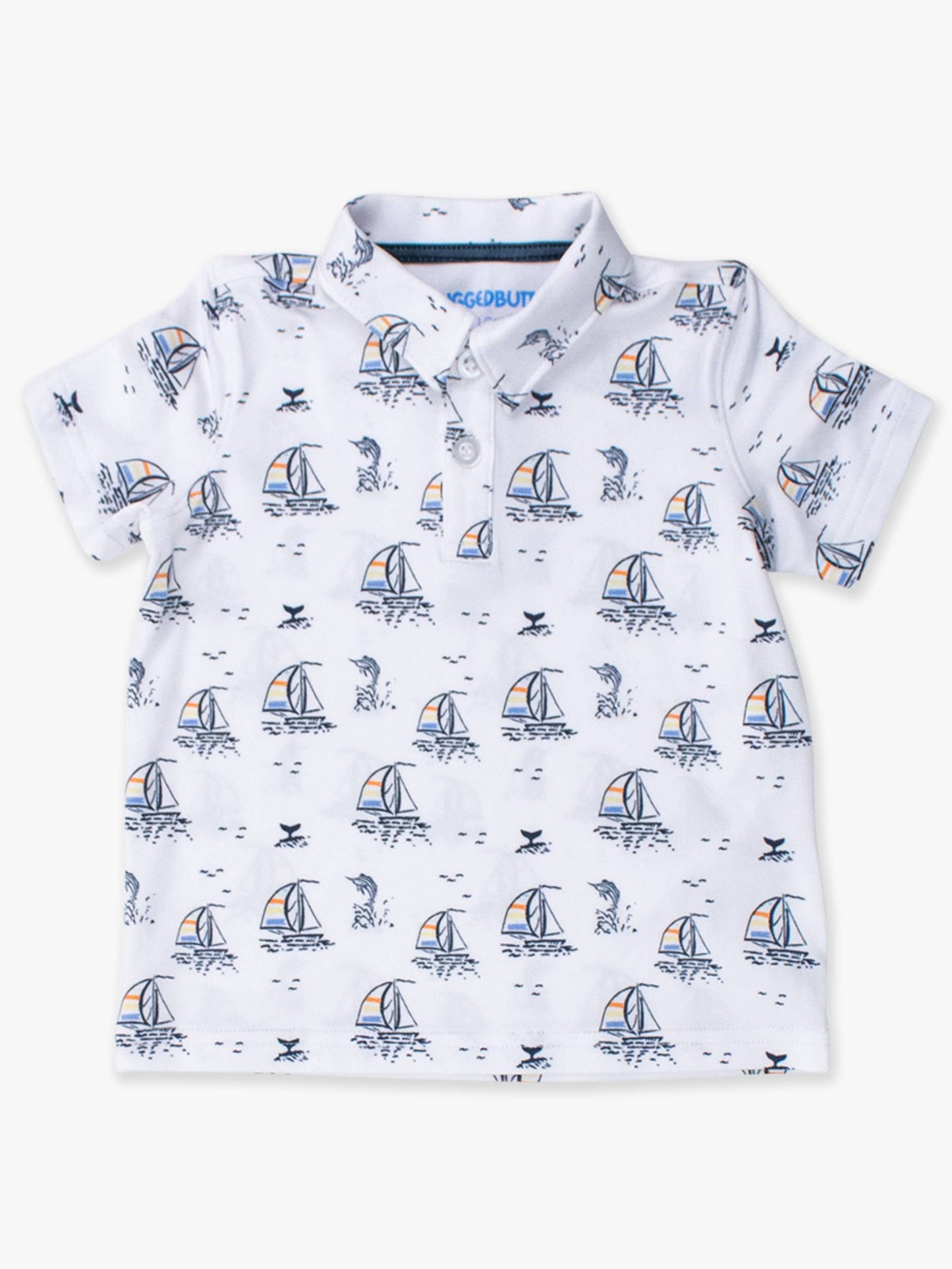 Sailing the Seas Knit Short Sleeve Performance Polo