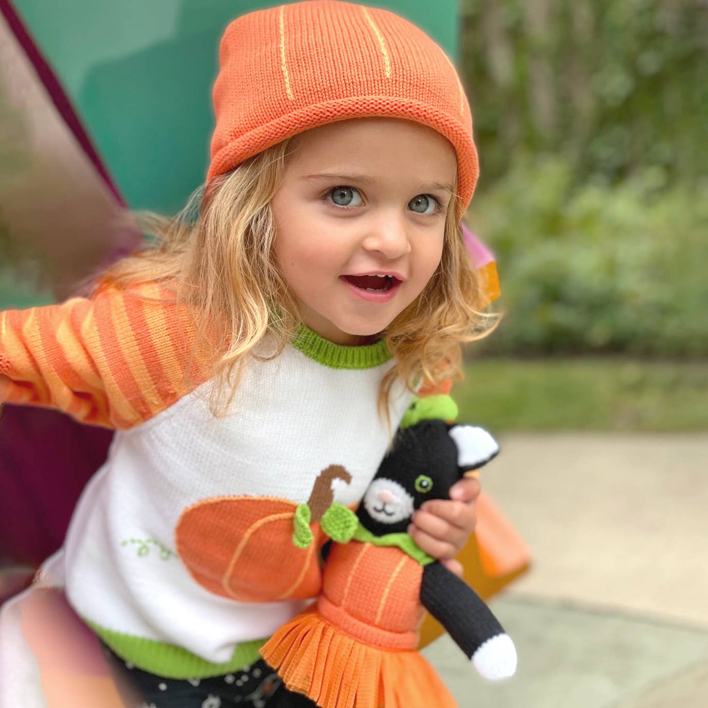 Pumpkin Knit Hat
