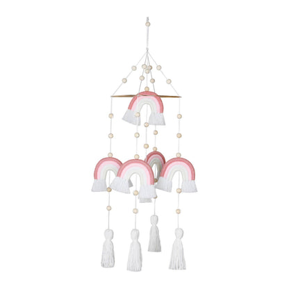 Handmade Rainbow Hanging Baby Crib Mobile For Nursery Room