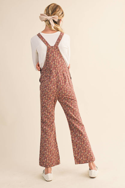Autumn Floral Overalls